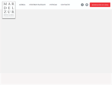 Tablet Screenshot of mardelzur.com